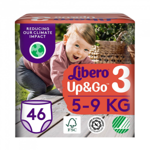 Libero Up&amp;Go 3 bugyipelenka, 5-9 kg, 46 db