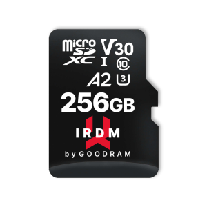 Goodram IR-M2AA-2560R12 memóriakártya MicroSDXC 256GB UHS-I U3 V30 + adapter, IRDM