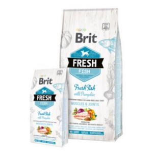 Brit Fresh Hal és sütőtök Adult Large Muscles &amp; Joints 12 kg