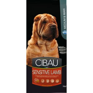 Cibau Sensitive Lamb Medium&amp;Maxi 12+2kg ingyenes szállítás