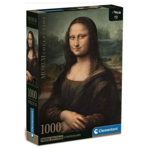 Clementoni Mona Lisa Museum Collection 1000 db-os puzzle poszterrel – Clementoni