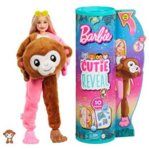 Mattel Barbie cutie reveal: meglepetés baba 4. széria - majmocska