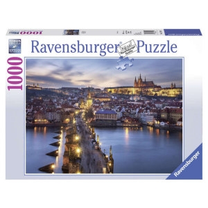  Ravensburger: Puzzle 1000 db - Prága éjjel