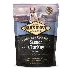 Carnilove Puppy Salmon &amp; Turkey- Lazac-Pulyka Hússal 1,5kg