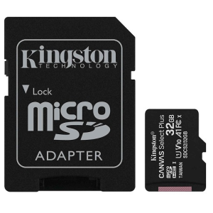 Kingston SDCS2/32GB MicroSDHC, 32 GB, memóriakártya + adapter