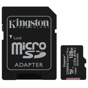 Kingston SDCS2/128GB MicroSDXC, 128 GB, memóriakártya + adapter