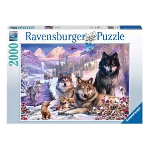  Ravensburger: Puzzle 2 000 db - Farkasok a hóban
