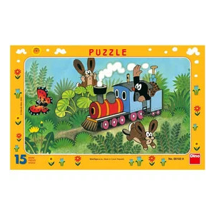  Dino Kisvakond és a mozdony 15 darabos puzzle