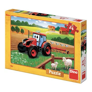  Dino Puzzle 24 db - Zetor a traktor