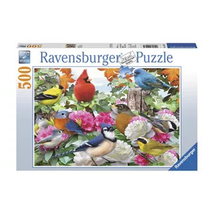  Ravensburger: Puzzle 500 db - Madarak a kertben