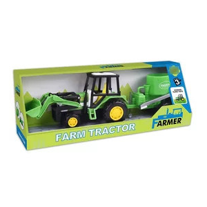  Lendkerekes traktor arató utánfutóval - 30 cm
