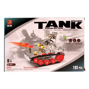  Tank 193 darabos fém építőjáték