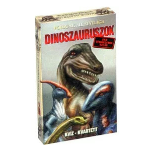  Dinoszauruszok kvíz kvartett kártyajáték