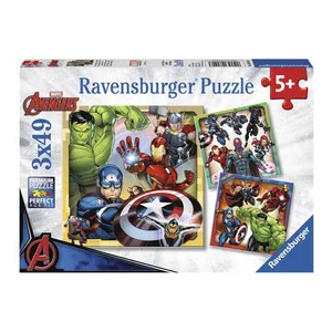  Ravensburger: Puzzle 3x49 db - Marvel hősök