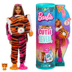 Mattel Barbie cutie reveal: meglepetés baba 4. széria - tigris