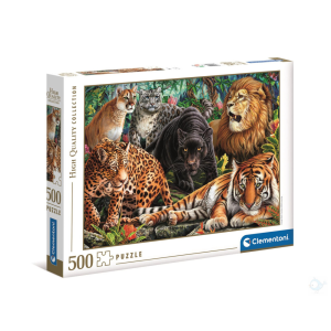 Clementoni 500 db-os High Quality Collection puzzle - Vadmacskák
