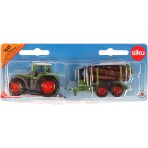  SIKU Claas traktor rönkszállító utánfutóval 1:87 - 1645