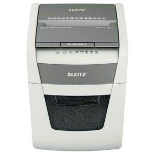 Leitz Iratmegsemmisítő, konfetti, 50 lap, LEITZ IQ AutoFeed SmallOffice 50 P4 Pro (E80350000)