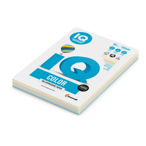  IQ Color A4 80g. pasztell MIX-PACK anyagában színezett másolópapír