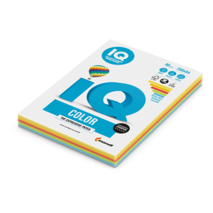  IQ Color A4 80g. intenzív MIX-PACK anyagában színezett másolópapír