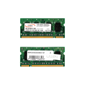 CSX, Kingston, Apacer, Micron, Hynix Samsung N N145 1GB DDR2 800MHz - PC6400 laptop memória