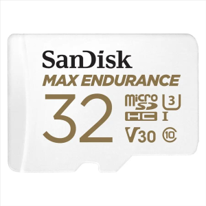 Sandisk 32GB microSDHC memória kártya Sandisk Max Endurance CL10 U3 V30 + adapter (186472 / SDSQQVR-032G-GN6IA) (SDSQQVR-032G-GN6IA) - Memóriakártya