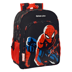 Spiderman Iskolatáska Spiderman Hero Fekete (33 x 42 x 14 cm)