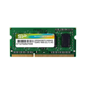 Silicon Power RAM Memória Silicon Power SP004GBSTU160N02 SO-DIMM 4 GB DDR3 1600 mHz