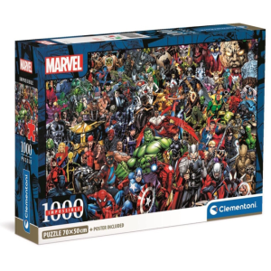 Clementoni 1000 db-os Compact puzzle - A lehetetlen puzzle - Marvel (39709)
