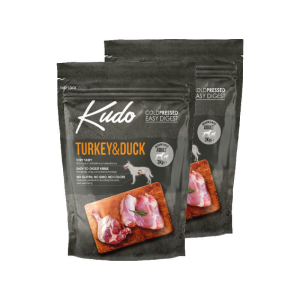 Kudo Low Grain Adult Turkey/Duck Medium/Maxi száraz kutyatáp pulyka, kacsa 2x3kg