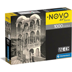 Clementoni 1000 db-os Compact puzzle - Novo Art Series - M.C.Escher - Belvedere (39754)