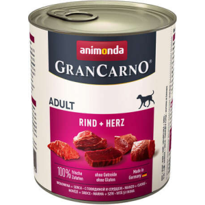 Animonda GranCarno Adult marhahúsos és szíves konzerv (24 x 800 g) 19.2 kg