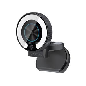 Vertux Webcamera - ODIN 4K (Plug &amp; Play, 3264 x 2448 képpont, 8MP/30fps, mikrofon, autofókusz, fekete) (ODIN-4K)