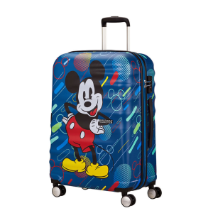 American Tourister by Samsonite American Tourister WAVEBREAKER Disney FUTURE POP MICKEY négykerekű közepes bőrönd 85670-9845