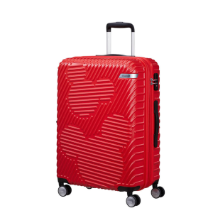American Tourister by Samsonite American Tourister MICKEYCLOUDS négykerekű piros bővíthető közepes bőrönd 147088-A103