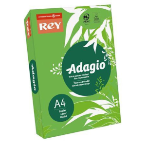 REY &quot;Adagio&quot; Másolópapír színes A4 80g intenzív zöld (ADAGI080X650)