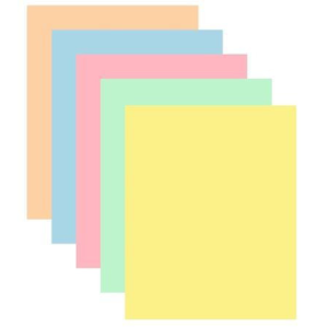 Xerox &quot;Symphony&quot; Másolópapír A4 80g 5x50 lap színes pasztell mix (496L94182)