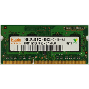  1GB DDR3 1066MHz használt laptop memória