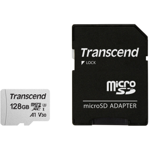 Transcend 128GB Transcend 300S MicroSDXC 95MB/s +Adapter (TS128GUSD300S-A)