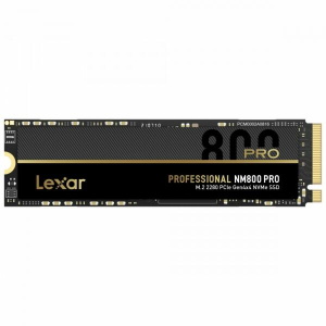 Lexar ® 1TB PRO ,High Speed PCIe Gen4 with 4 Lanes M.2 NVMe up to 7500 MB/s read and 6300 MB/s write, EAN: 843367128440 (LNM800P001T-RNNNG)