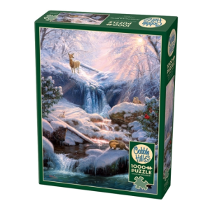 Cobble Hill 1000 db-os puzzle - Mystic Falls in Winter (40003)