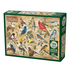 Cobble Hill 1000 db-os puzzle - Popular Backyard Wild Birds of North America (40179)