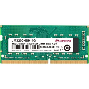 Transcend 4GB 3200MHz DDR4 Notebook RAM Transcend CL22 (JM3200HSH-4G) (JM3200HSH-4G) - Memória