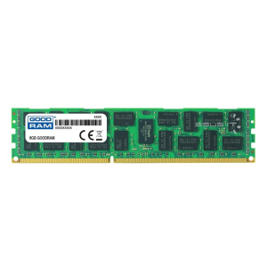 Goodram RAM memória 1x 8GB GoodRAM ECC REGISTERED DDR3 2Rx4 1600MHz PC3-12800 RDIMM | W-MEM1600R3D48G