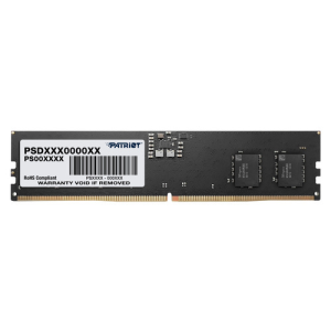 Patriot RAM memória 1x 32 GB Patriot NON-ECC UNBUFFERED DDR5 4800MHz PC5-38400 UDIMM | PSD532G48002