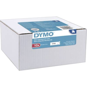 DYMO Feliratozó szalag 10 részes készlet DYMO D1 2093098 Szalagszín: Fehér Szövegszín:Fekete 19 mm 7 m (2093098)