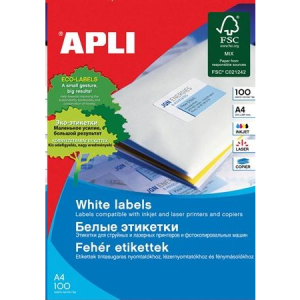 APLI 70x37 mm univerzális etikett, 12000 darab (LCA1783) (LCA1783)