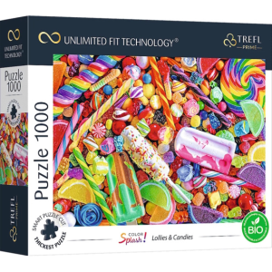 Trefl 1000 db-os UFT Prime puzzle - Color Splash - Lollies and Candies (10701)