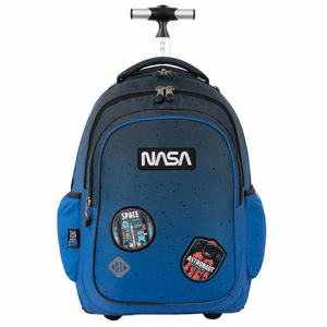 UNIPAP St.Right Space Moon NASA gurulós iskolatáska, hátizsák 44×32×25 cm
