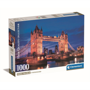Clementoni Puzzle 1000 db High Quality Collection - Tower Bridge éjjel